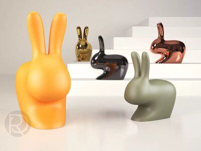 Стул RABBIT Metall by Qeeboo