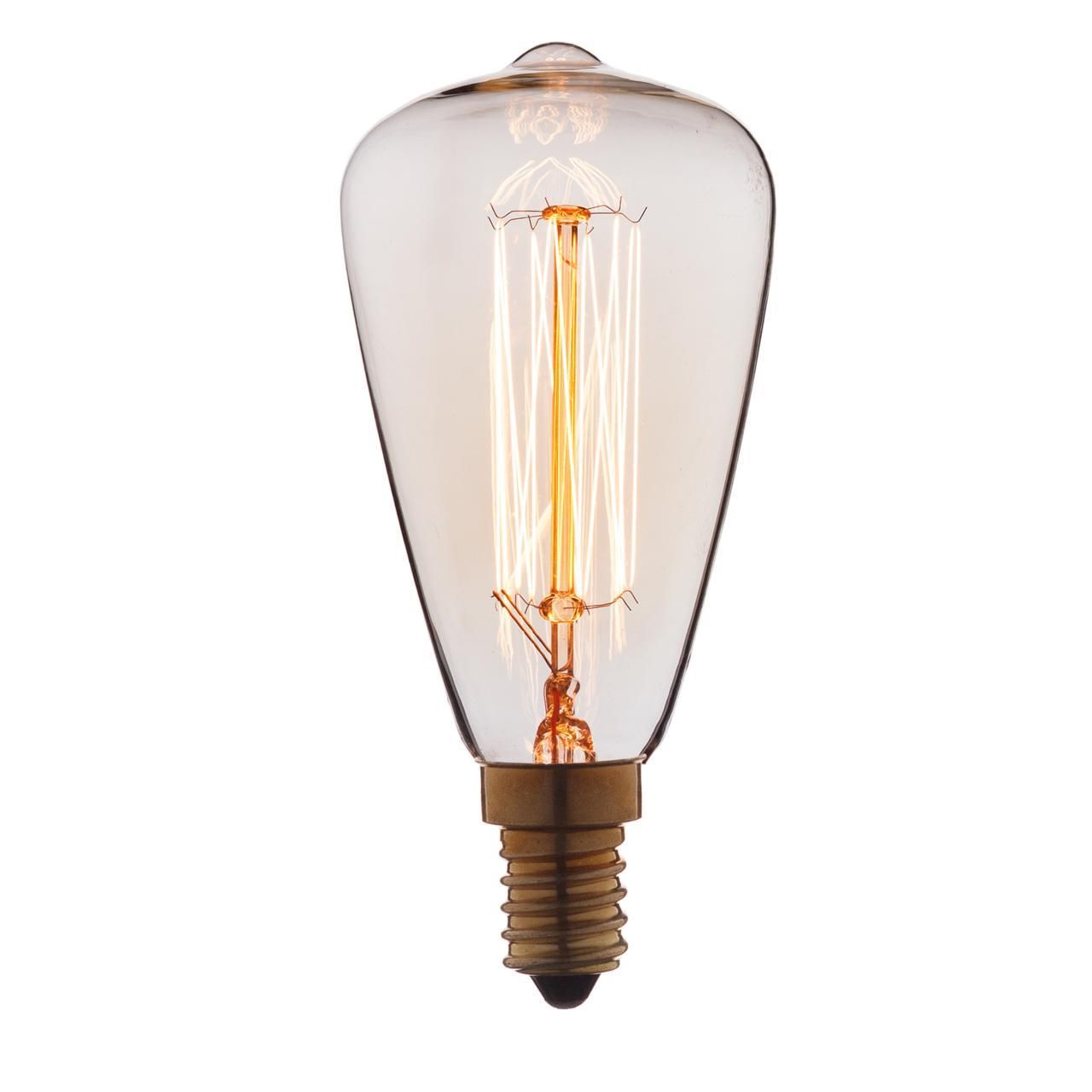 Ретро лампа Эдисона E14 40W 220V Edison Bulb