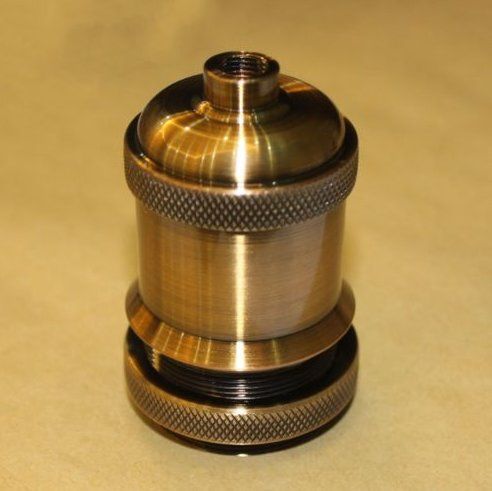 Industrial Copper Lamp Holder 003