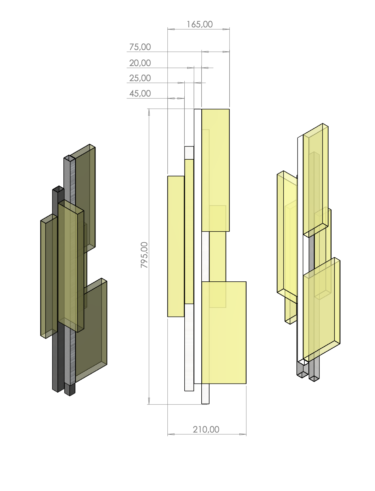 Настенный светильник (Бра) PARTIKLER by Romatti