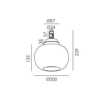 Трековый светильник MOBIUS-07 by Romatti