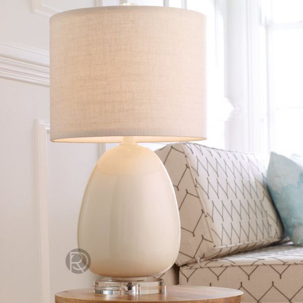Дизайнерская настольная лампа с абажуром DEBER by Romatti