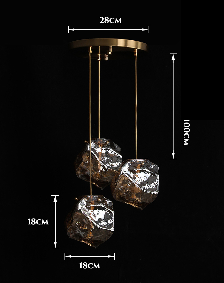 Дизайнерский подвесной светильник ICE by Romatti
