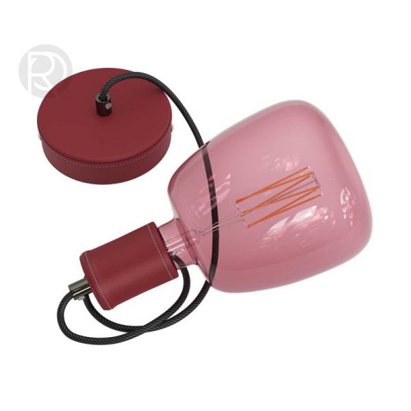Дизайнерский подвесной светильник в стиле Лофт LEATHER Single by Cables
