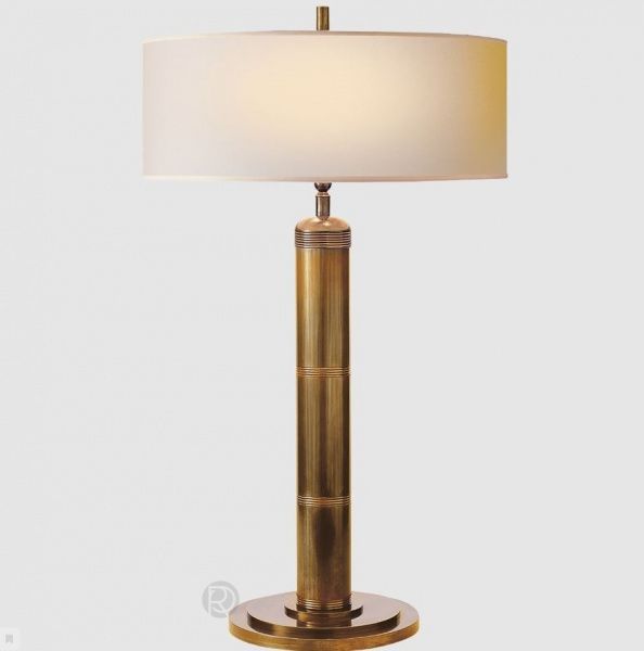 Дизайнерская настольная лампа с абажуром LONGACRE by Restoration Hardware